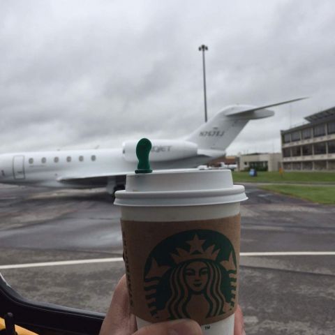 Cessna Citation X (N767XJ) - Gloomy morning at Hanscom