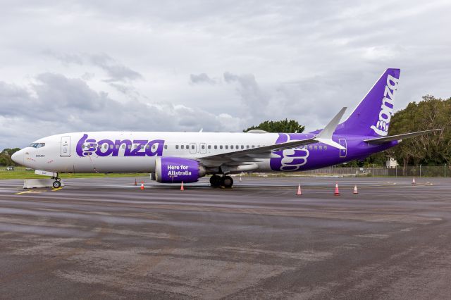 Boeing 737 MAX 8 (VH-UJT) - Bonza Airlines (VH-UJT) Boeing 737 MAX 8 parked at Sunshine Coast Airport.