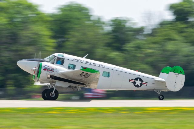 Beechcraft 18 (N75Q) - Airventure 2019