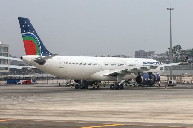 Airbus A330-300 (S2-ALB) - 24th April, 2025: Parked on the apron prior to operating flight BS 361 from Dhaka to Jeddah. 