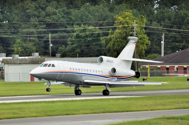 Dassault Falcon 900 (N500BL) - This is a falcon 900EX landing at kasg