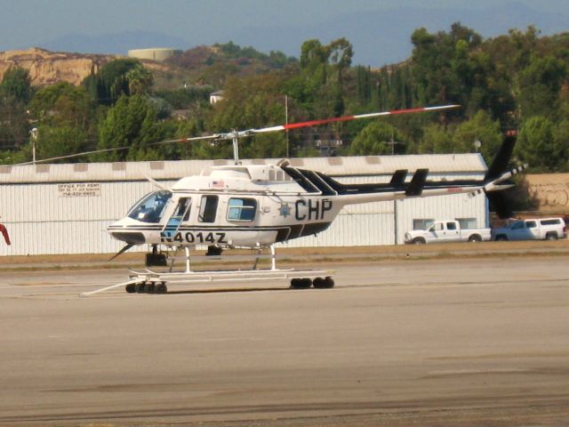 Bell JetRanger (N4014Z) - CALIFORNIA HIGHWAY PATROL CHOPPER PARKED AT FULLERTON