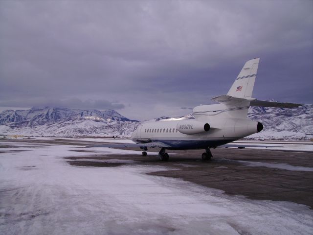 N900VL — - Falcon 900 right before sunset, Heber City, UT 1/2/2009