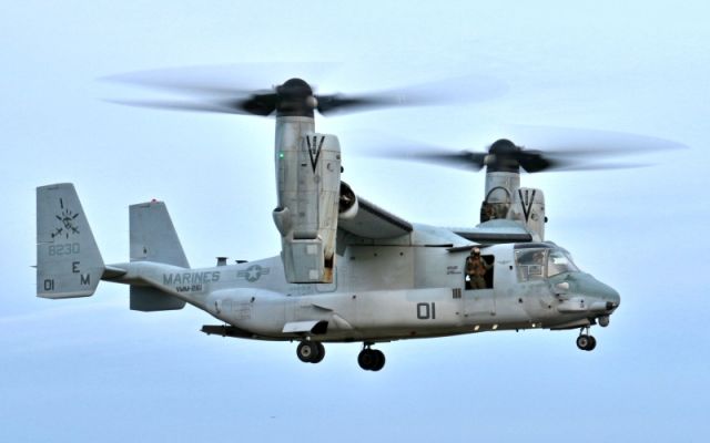 Bell V-22 Osprey (16-8230) - US MARINES VMM 261 IN FRENCH RIVIERA 01.03.2016