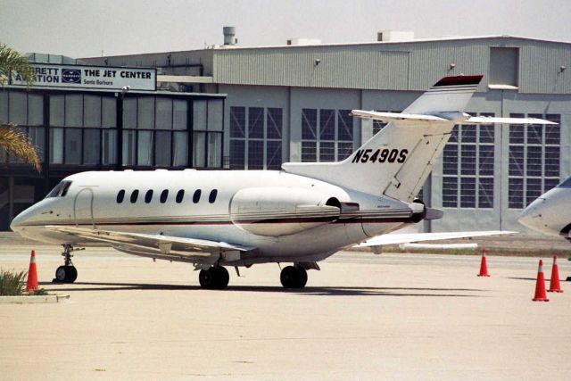 Hawker 1000 (N549QS) - Seen here in Aug-05.  Reregistered N549LR 23-Jun-07.