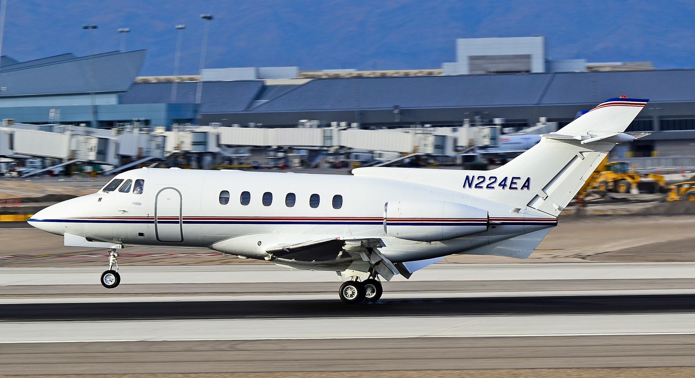 N224EA — - N224EA  Hawker Siddeley HS.125 SERIES 700A C/N 257088 -   Las Vegas - McCarran International (LAS / KLAS) USA - Nevada, October 14, 2011 Photo: Tomás Del Coro