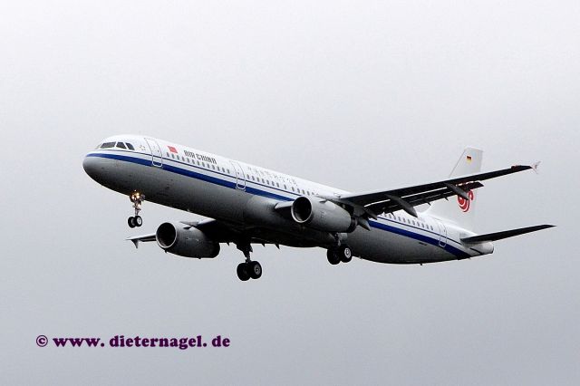 D-AVZU — - Airbus A321 D-AVZU 4834 AIR CHINA returning to Hamburg-Finkenwerder base from test flight