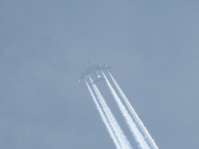 Airbus A380-800 — - Korean Air flight 36 flying north over southern Ohio at 36,000 feet