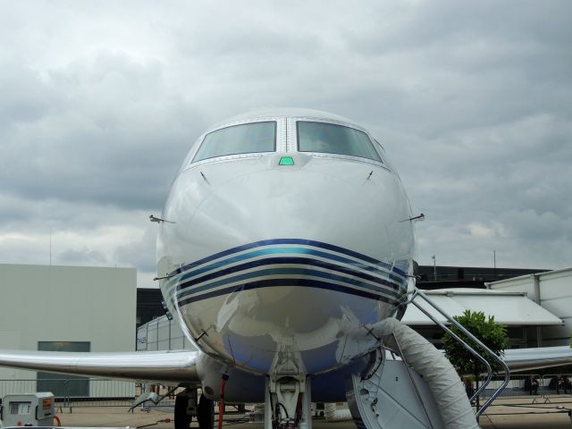 Gulfstream Aerospace Gulfstream G650 (N650PH) - Gulfstream G650 on display at the Paris Air Show 2013.