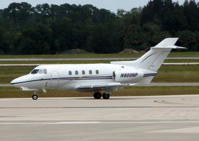 Hawker 800 (N800NP) - At Sanford, Florida.