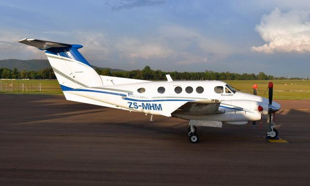 Beechcraft King Air 90 (ZS-MHM) - Beech F90 King Air ZS-MHM in Pretoria 