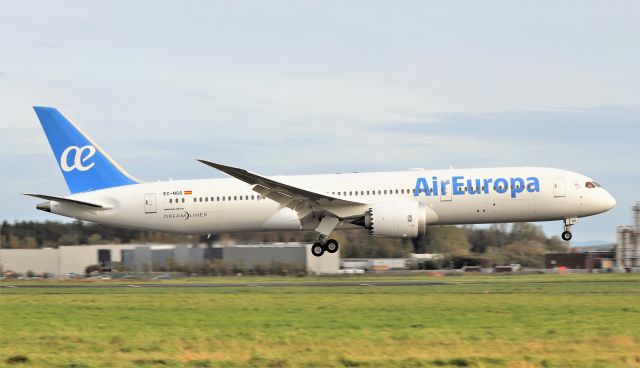 Boeing 787-9 Dreamliner (EC-NGS) - air europa b787-9 dreamliner ec-ngs landing at shannon from madrid 1/10/20.