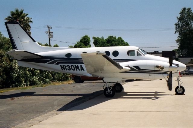 Beechcraft King Air 90 (N130MA) -  Seen here in Jun-02.  Reregistered N129RP then N120RP 22-Jul-06.