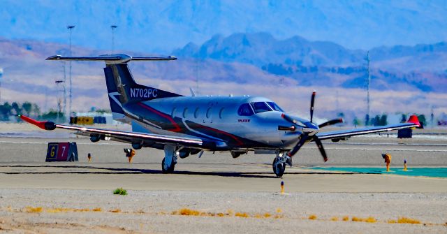 Pilatus PC-12 (N702PC) - N702PC 2017 PILATUS PC-12/47E s/n 1737 - North Las Vegas Airport (IATA: VGT, ICAO: KVGT, FAA LID: VGT)br /Photo: TDelCorobr /September 21, 2019