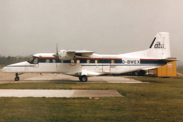 Fairchild Dornier 228 (G-BWEX) - Seen here in May-97.br /br /With Suckling Airways from Jul-95 to Feb-99 when it became N402VA for Vision Air.