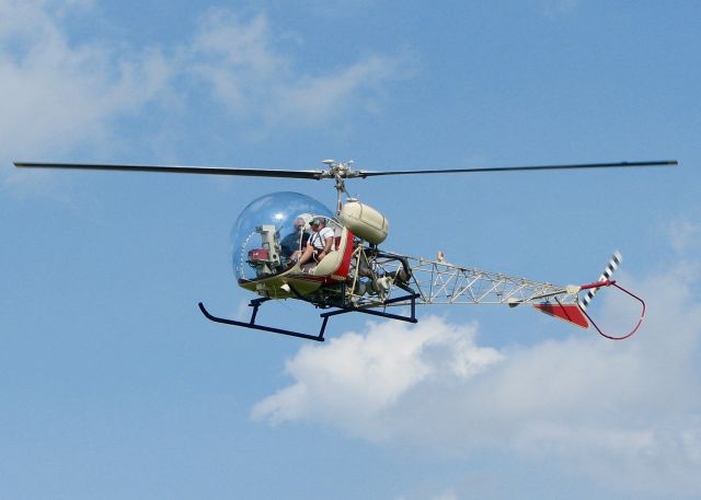 N666SM — - AirVenture 2016.     Bell 47G-3B-1