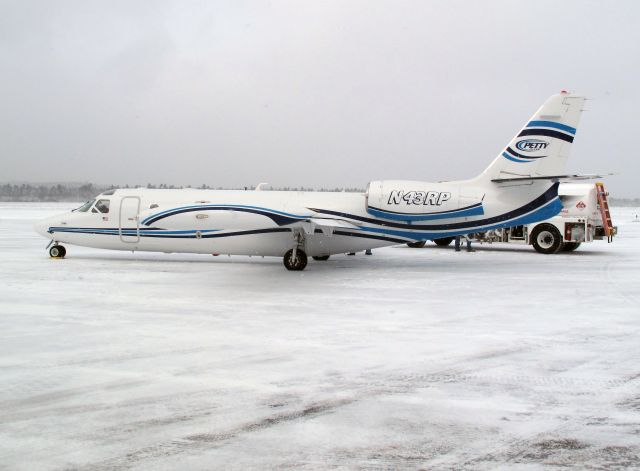 Piper Saratoga (N43RP) - It is a Westwind jet.