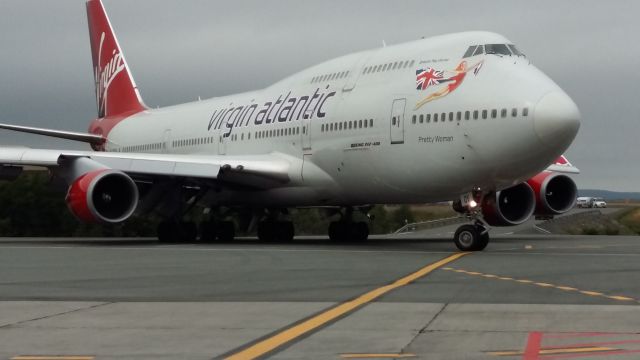 Boeing 747-200 — - Emergency landing at St. Johns Newfoundland. 