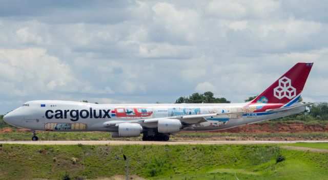 BOEING 747-8 (LX-VCM) - 15/11/16 - Cargolux LX-VCM - New York(JFK) to Campinas(VCP) 