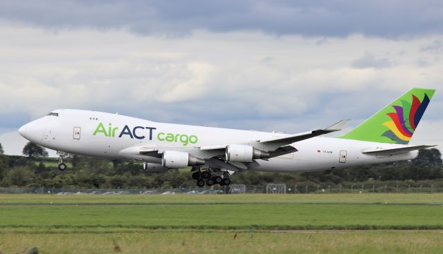 Boeing 747-400 (TC-ACM) - airact cargo b747-428f tc-acm landing at shannon from istanbul 30/8/20.