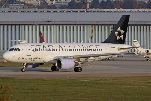 Airbus A319 (OO-SSC) - "Star Alliance" livery