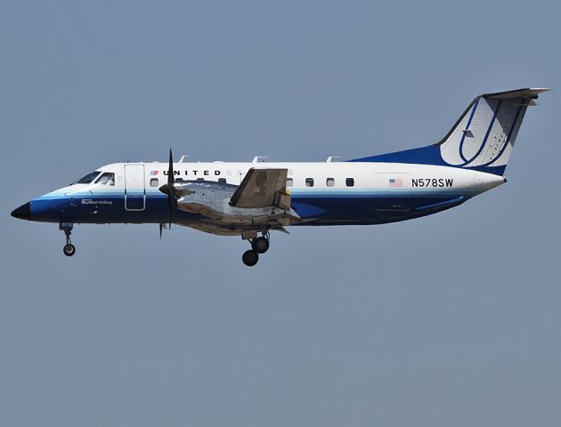 N578SW — - EMBRAER EMB-120ER - landing at the LAX.