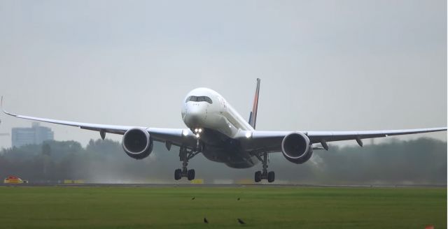 Airbus A350-900 (N513DZ) - departing to Detroit