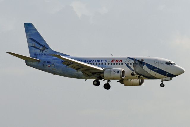 Boeing 737-500 (OK-DGL) - "80ans de la CSA" livery