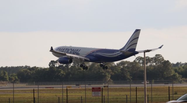 Airbus A330-200 (N819CA) - 4/22/23 inbound Rwy 16R from Biggs AAF