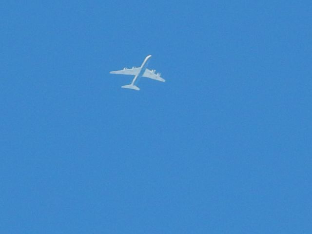 McDonnell Douglas DC-8-70 (N782SP) - An INSANALY RARE DC-8-70 From Samaritans Purse International Relief flies over heading to North Carolina, coming from Hungary 