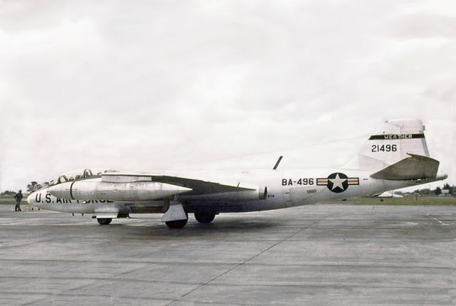 Martin WB-57 (52-1496) - Martin NB-57B USAF 52-1496 57th WRS RAAF East Sale, early 1960s.