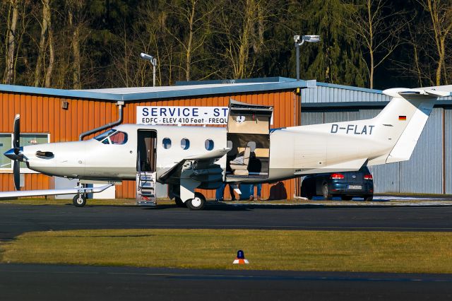 D-FLAT — - Pilatus PC-12/47E, Verkehrsflugplatz Aschaffenburg