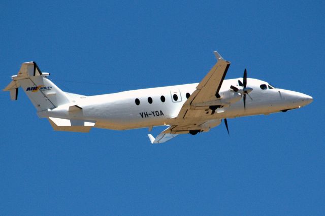 Beechcraft 1900 (VH-YOA) - Getting airborne off runway 23 and heading to another regional destination. Thursday 20th December 2012.