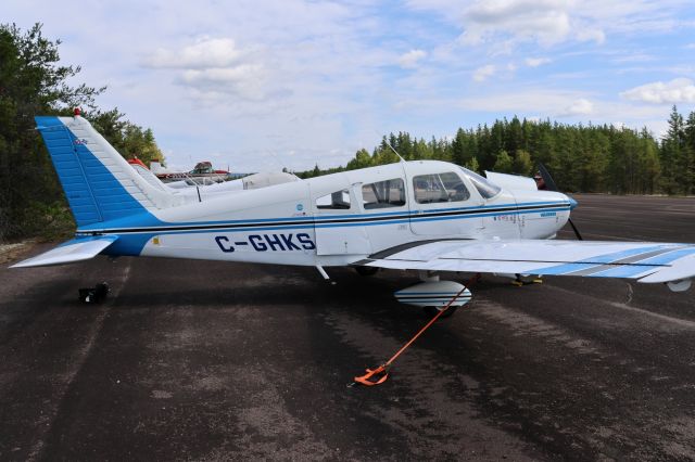 Piper Cherokee (C-GHKS) - C-GHKS Piper Warrior PA-28 RVA à CSQ4 Aéroport de Casey QC. le 02-09-2023 à 10:59